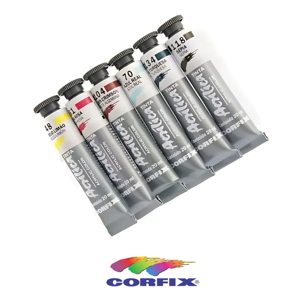 Tinta Acrílica Corfix 20ml G1 - 80020 | Shopee Brasil