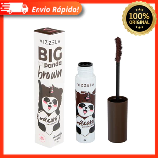 Máscara para Cílios Big No Panda Brown Vizzela 5g - 100% Original Rímel a Prova D