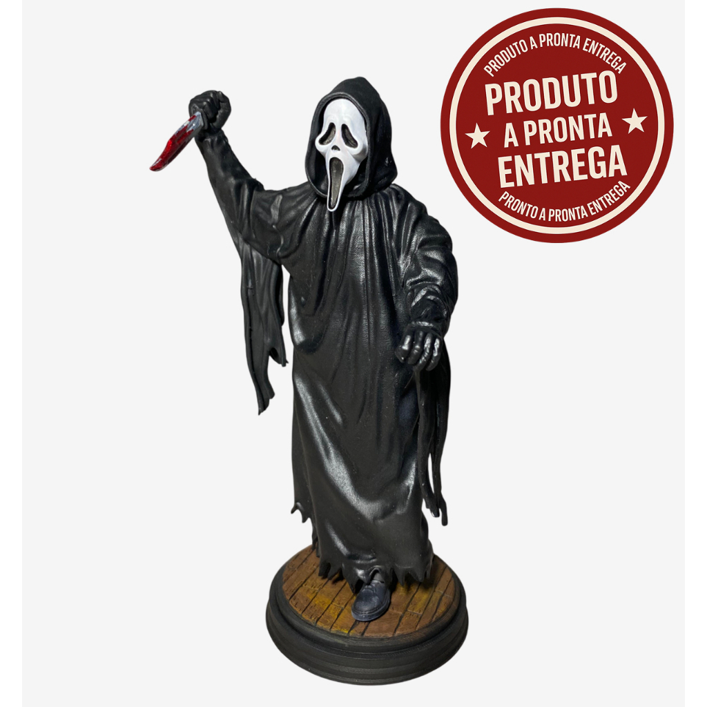 Boneco Colecionável Action Figure Ghostface Scream - Pânico - Dead