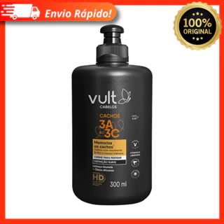 Creme Para Pentear Definição Intensa Cabelos Cachos 3A a 3C 300ml - Vult