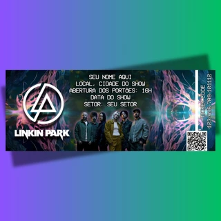 Ingresso Personalizado Linkin Park From Zero World Tour