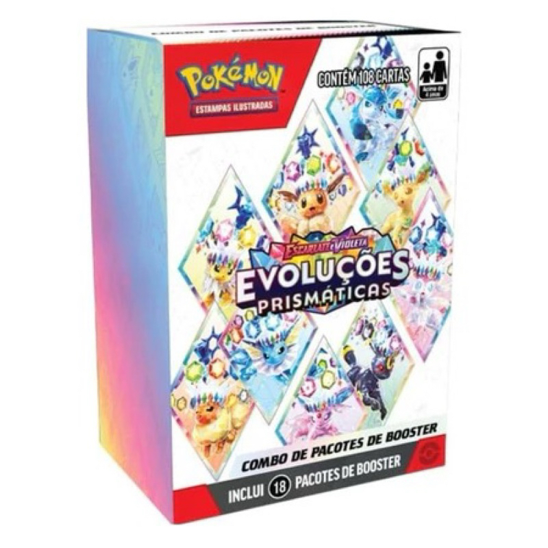 Mini Booster Box - Combo de Boosters- Evoluções Prismáticas | Shopee Brasil