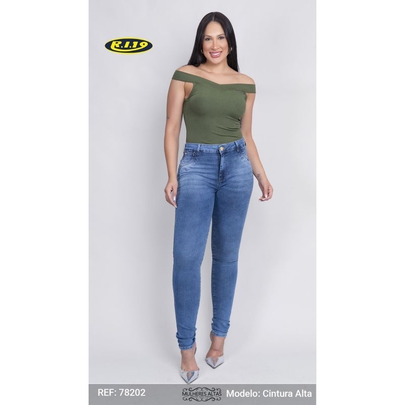 Calça Jeans RI19 Diversos Modelos Linha Mulheres Altas 38,40,42,44 - Main Image