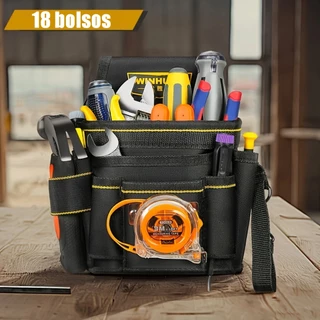 Bolsa De Ferramenta com Cinto Multiuso Organizador Fácil e Rápido