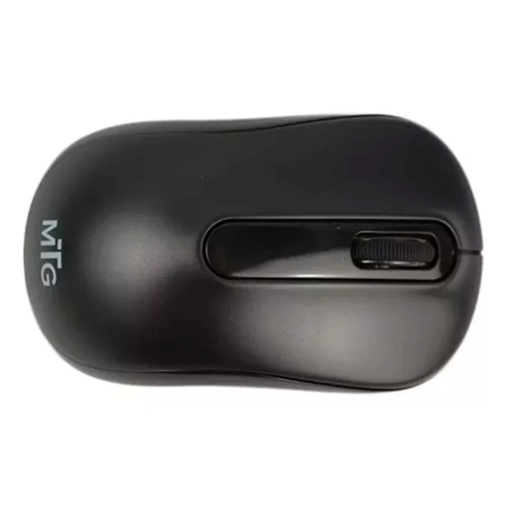 Mouse MTG W840 Preto Sem Fio Com Receptor USB Design Ergonômico