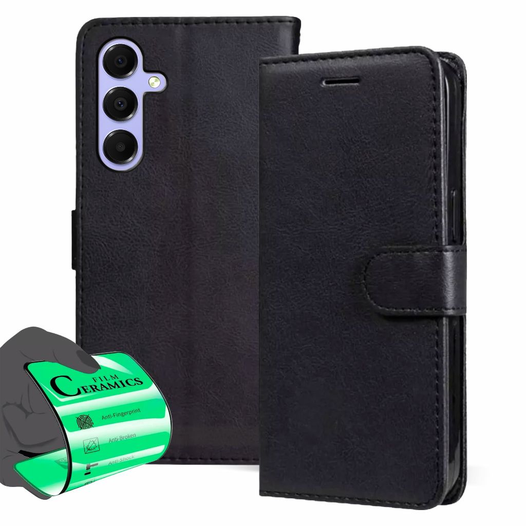 Capa Capinha Carteira Flip + Película Para Galaxy A26 A26 5G