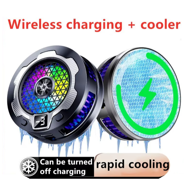 Cooler c/ carregador Sem Fio Wireless Para Celular Android iPhone - SL ...