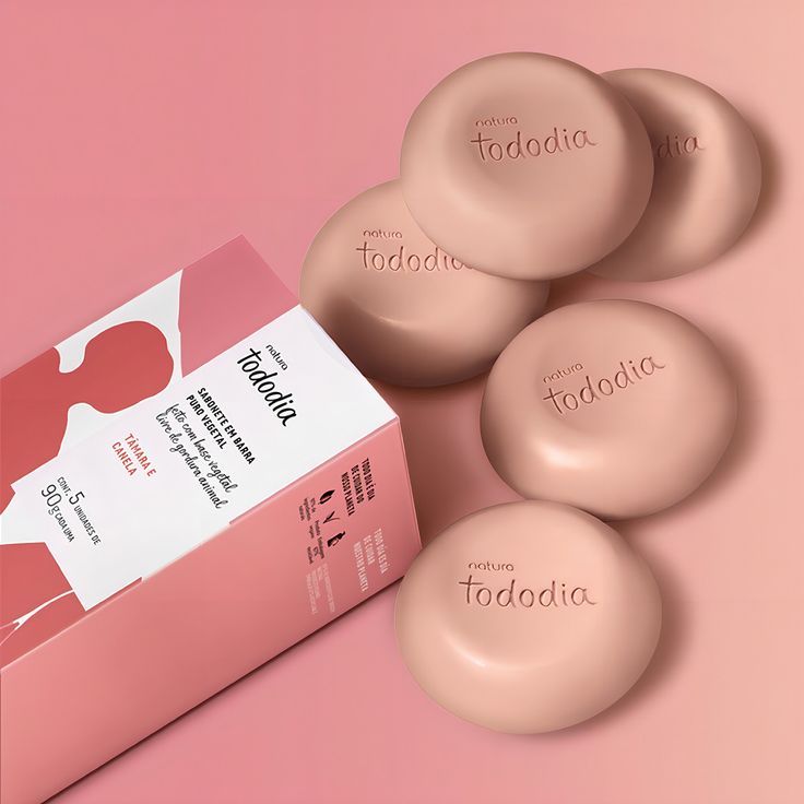 Sabonete Natura Tododia Tâmara E Canela 5 Unidades De 90g | Shopee Brasil