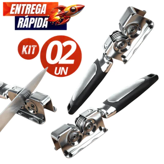 Conjunto Kit 02/01 Afiador Amolador de Facas Canivete Aço Inox Tesoura Profissional Linha Inox Resistente Variáveis em Oferta na Shopee