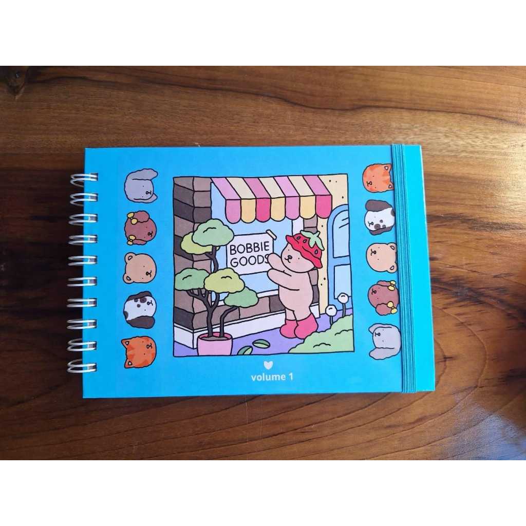 Livro caderno de colorir bobbie goods- capa dura 50 desenho 90g -A5
