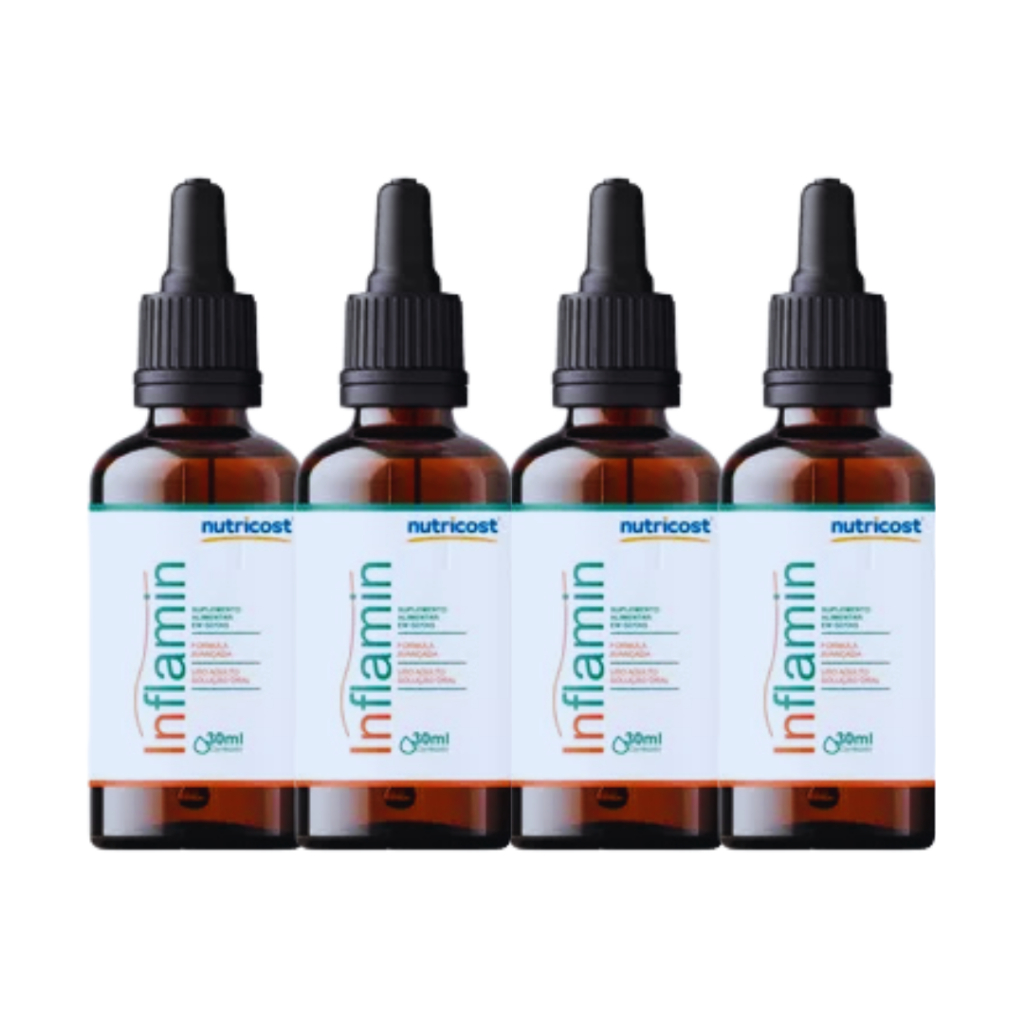 4 frascos de inflamin original com 30 ml | Shopee Brasil