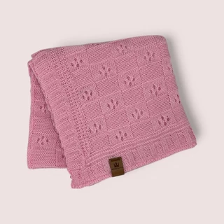 Manta Bebê Tricô Cobertor Saída Maternidade Quentinha Furinhos em Oferta na Shopee