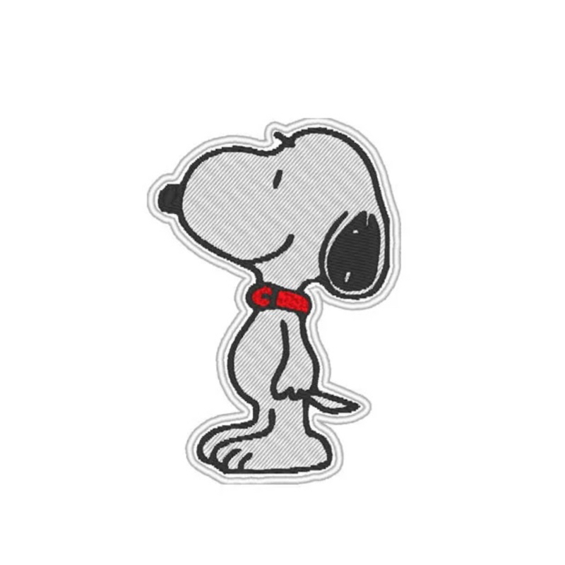 Patch Bordado Termocolante Snoopy