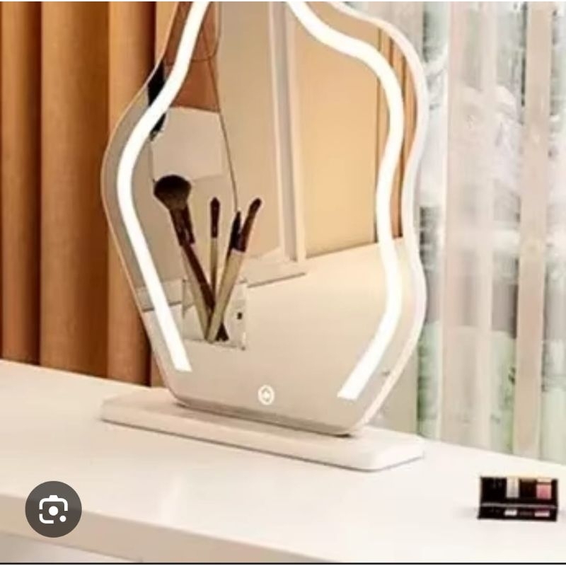 espelho de Led maquiagem bancada 30x35