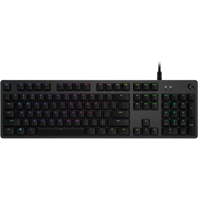 Teclado Mecânico Logitech G512 Carbon Tactile Rgb Preto