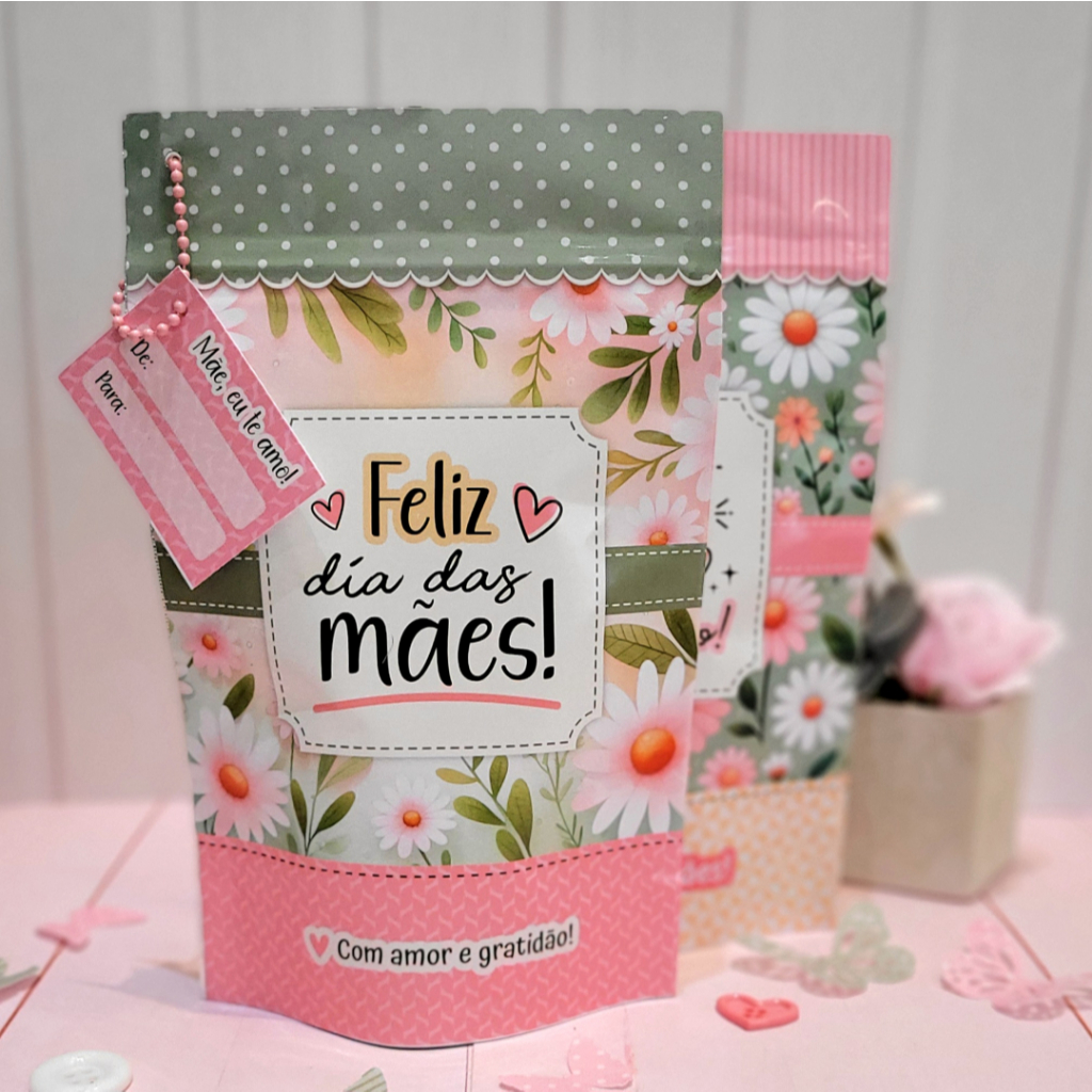 Saquinhos Personalizado Dia das Mães - Lembrancinha - Zip Lock - Brinde - Mimo em Oferta na Shopee