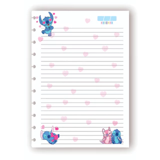 REFIL DE MIOLO DE FOLHAS SOLTA CADERNO DE DISCOS INTELIGENTE PERSONALIZADA TAMANHOS A5, A4 COLEGIAL