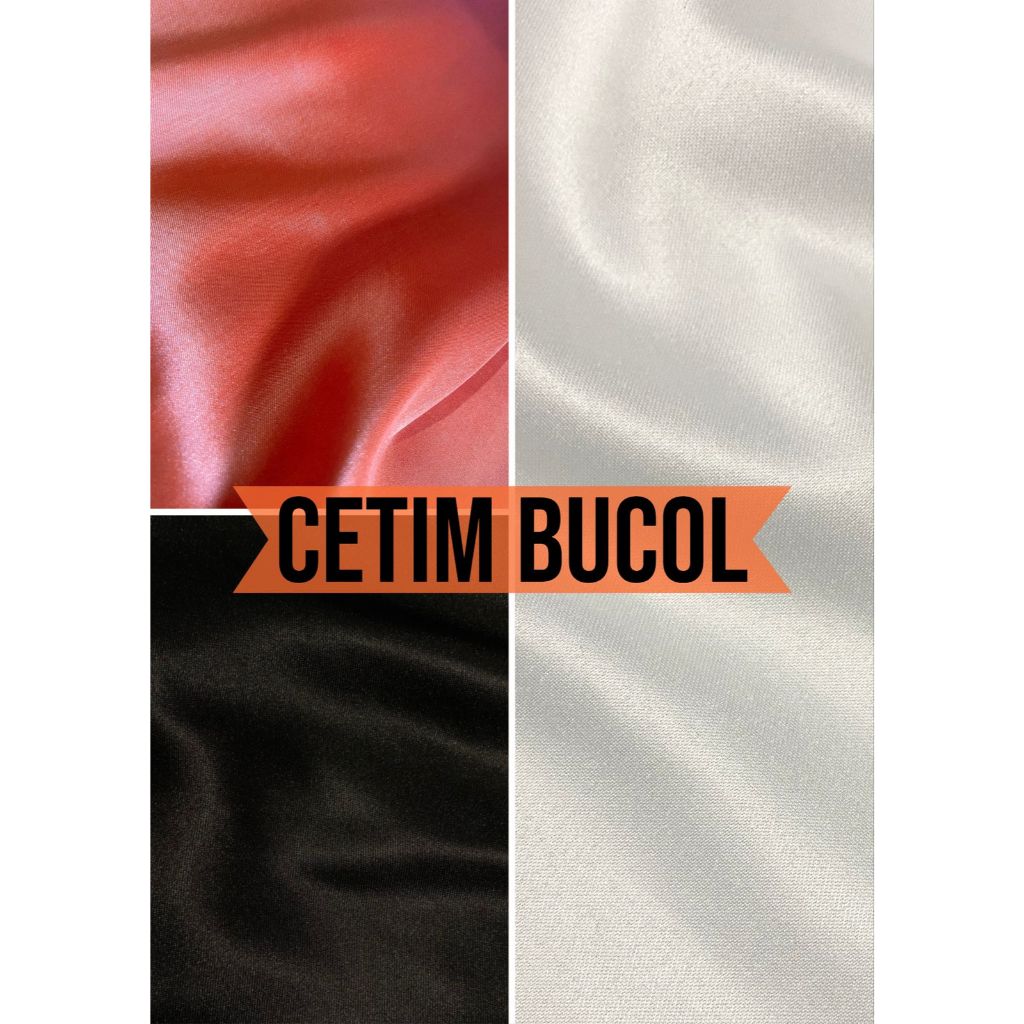 TECIDO CETIM BUCOL, NOIVAS 100% POLIÉSTER (1m x 1,50m) | Shopee Brasil
