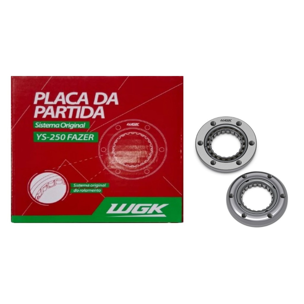 ゆか Placa da Partida WGK Original Yamaha FZ 25 Fazer XTZ 250 Lander