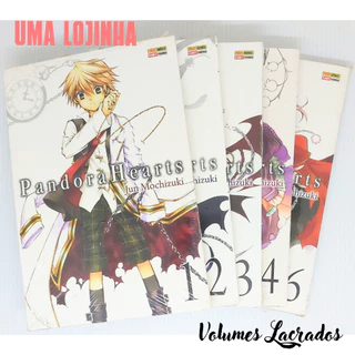 Mangá - Panini - Pandora Hearts - Volumes Lacrados 1, 2, 3, 4 e 6