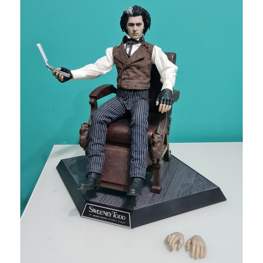 SWEENEY TODD - HOT TOYS 1/6 (SEM CAIXA) - JOHNNY DEPP, TIM BURTON
