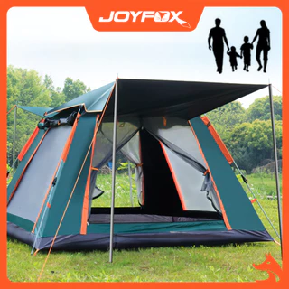 Barraca Camping 4 pessoas Automatica UPF50+ Impermeavel 1500mm 215*215*145cm JOYFOX