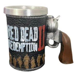 Caneca Red Dead Redemption Resina Presente Game 300 Ml Geek