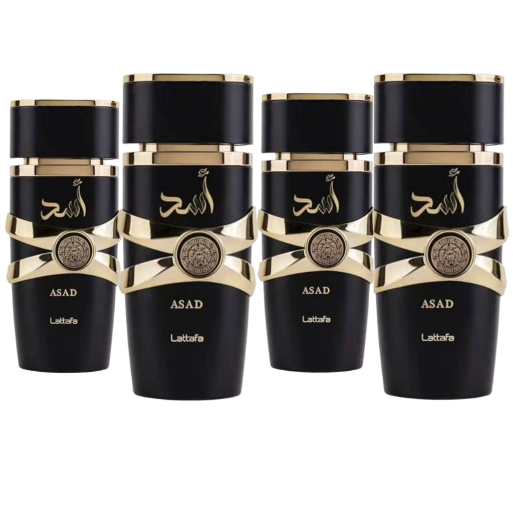 Kit 4 Perfumes masculino Asad Lattafa - 100ml Cada | Shopee Brasil