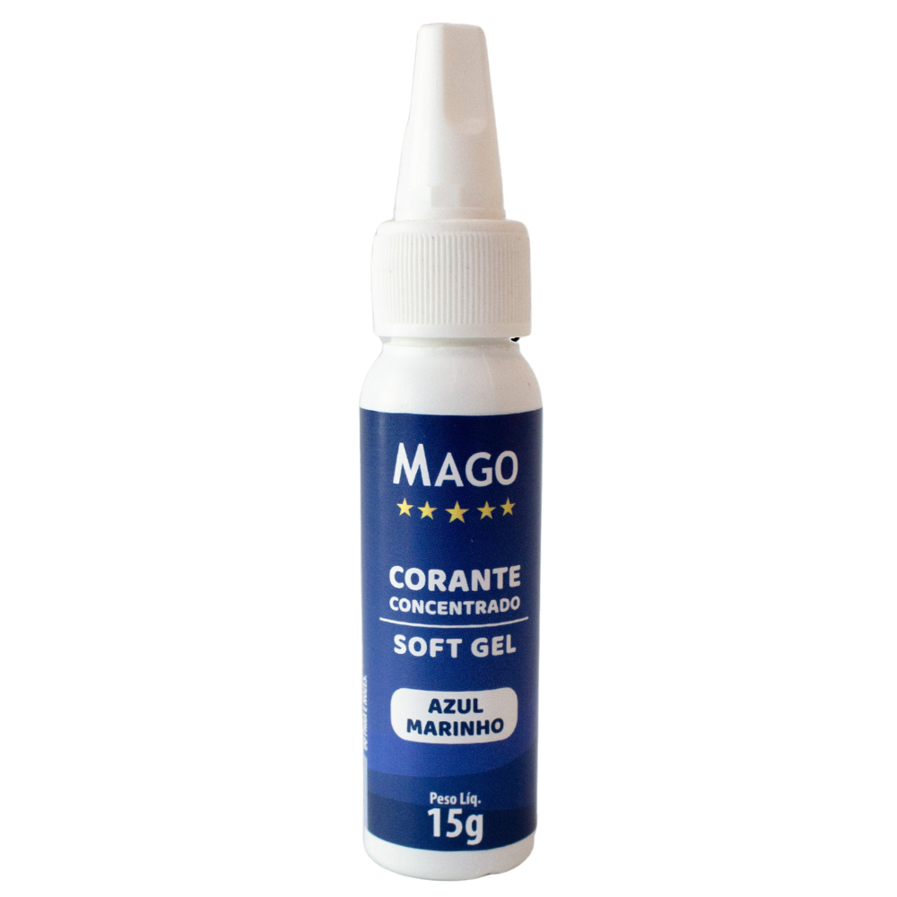 CORANTE SOFT GEL AZUL MARINHO 15G MAGO | Shopee Brasil