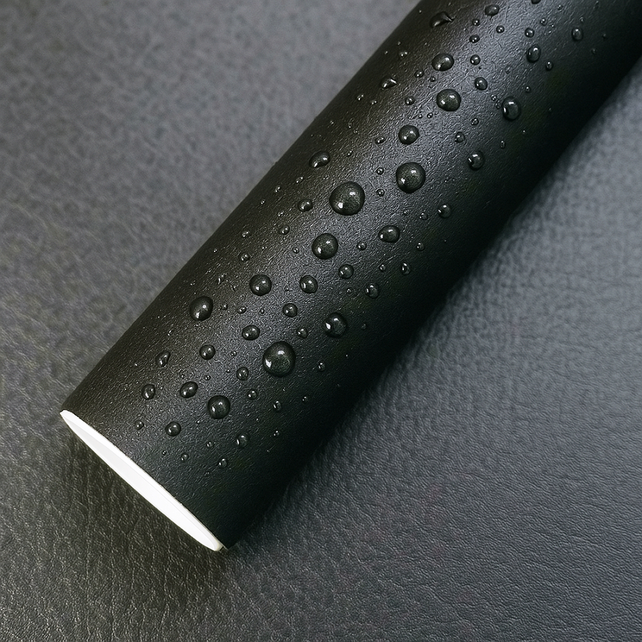 PELLICOLA VINILE AUTOADESIVA FABLON NERO OPACO ADESIVO PLASTICA - Foto 5