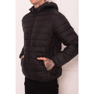 Jaqueta Bobojaco Puffer Capuz Removível Bolsos Internos Impermeável