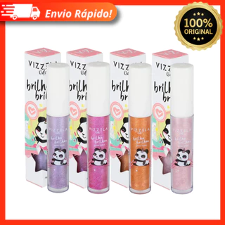 Gloss Infantil Brilha Brilha - Vizzela Lançamento Batom Brilho