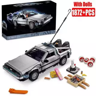 Blocos de Montar Lego DMC DeLorean 1872Pçs Com Manual de Montagem **SEM CAIXA(BOX)**