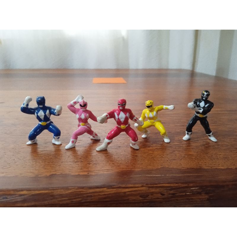 13 Figurines Power Rangers - Tombola Chupa Chups 1995 - Mini Jouets Vintage