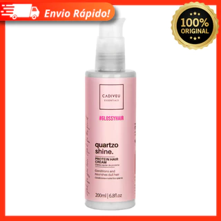 Cadiveu Quartzo Shine Protein Hair Condiciona E Nutre Boca Rosa 200ml