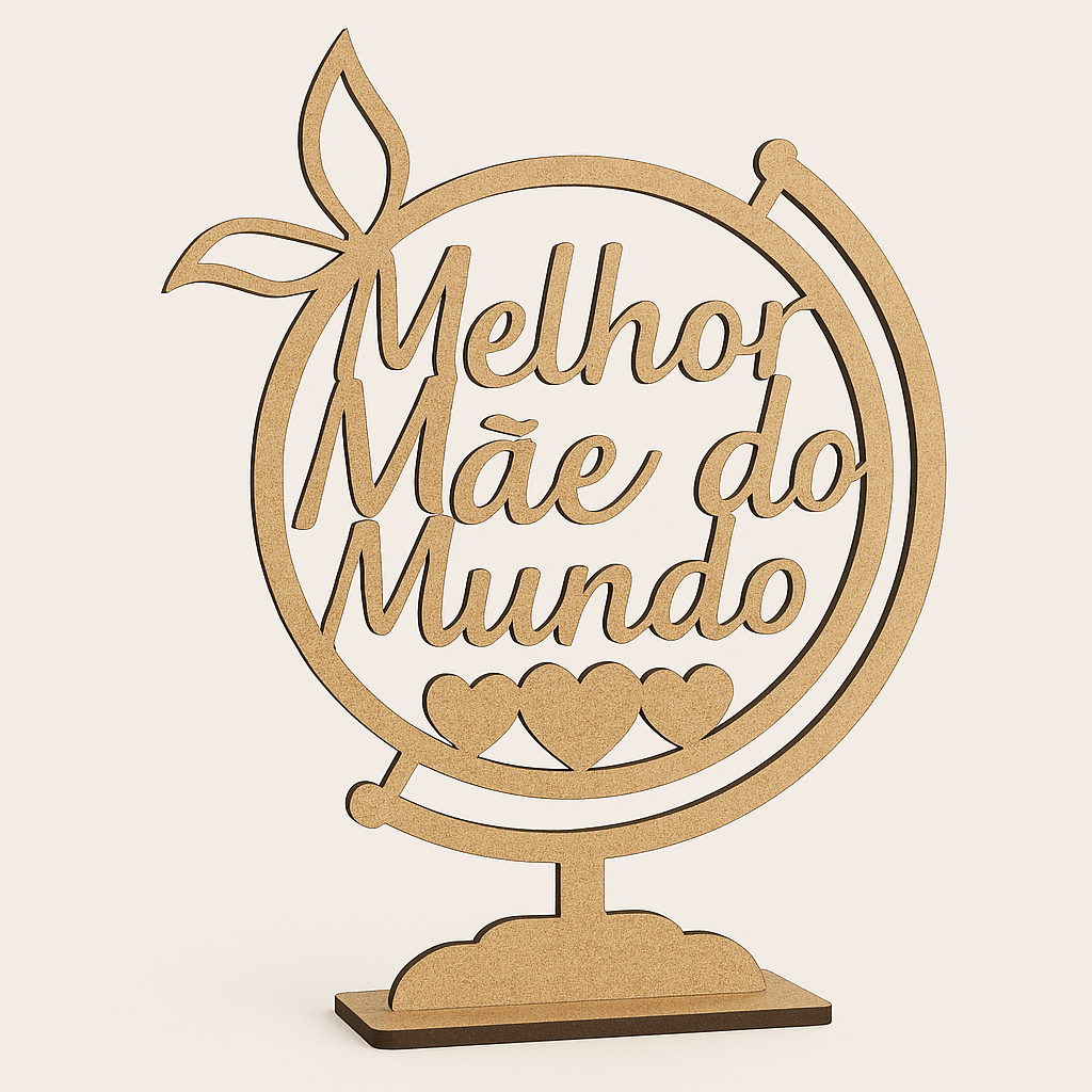 Kit 20 Lembrancinha Dia das Mães Brinde em MDF em Oferta na Shopee