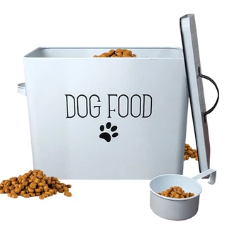 Porta Ração Pet Container C/tampa E Colher Metal- Bhz Store em Oferta na Shopee