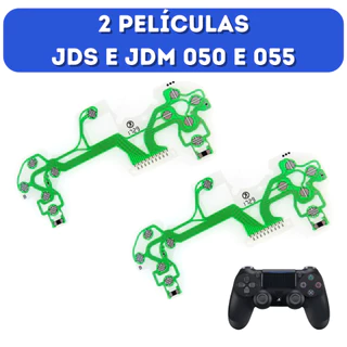 2 Películas Mantas Condutivas Controle Ps4 Jdm E Jds 050/055
