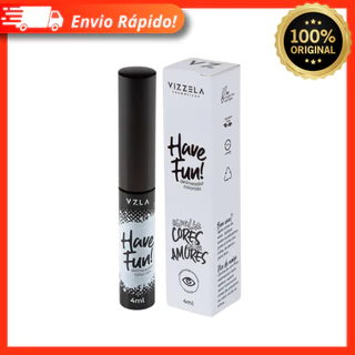 Delineador Colorido Have Fun Branco Vizzela Vegano