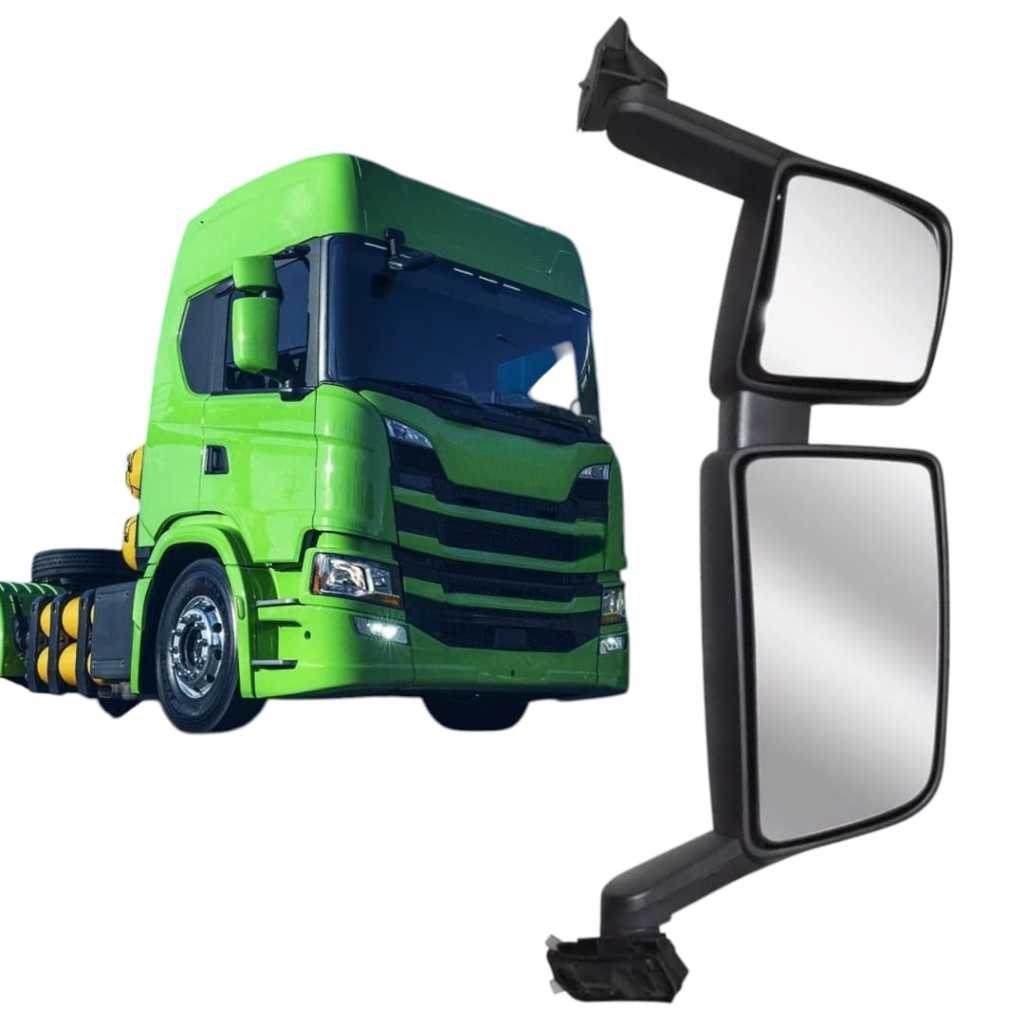 Retrovisor Completo Scania NTG 2019/2020/2021/2022 Elétrico Lado ...