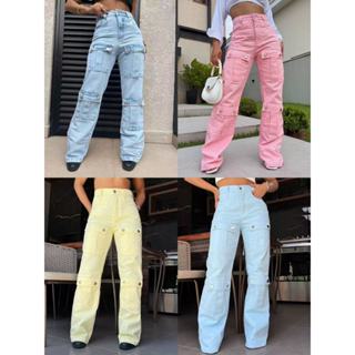 Calça Mom Jeans CalÃ§a Jeans Rosa Shock Calca Rosa Shock Jeans Em