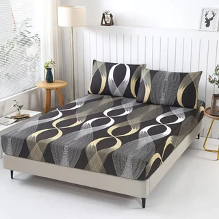 Jogo de Lençol 04 Peças 400 Fios Cama Casal Queen Micropercal em Oferta na Shopee