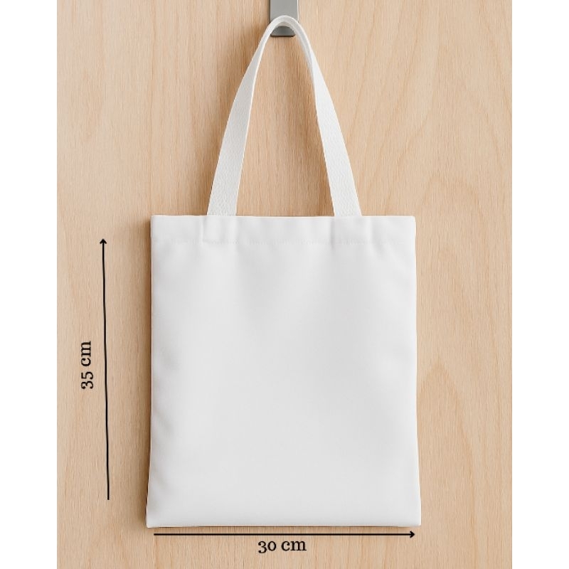 5 Ecobags branca em Oxford 100% poliéster – Ideal para sublimação