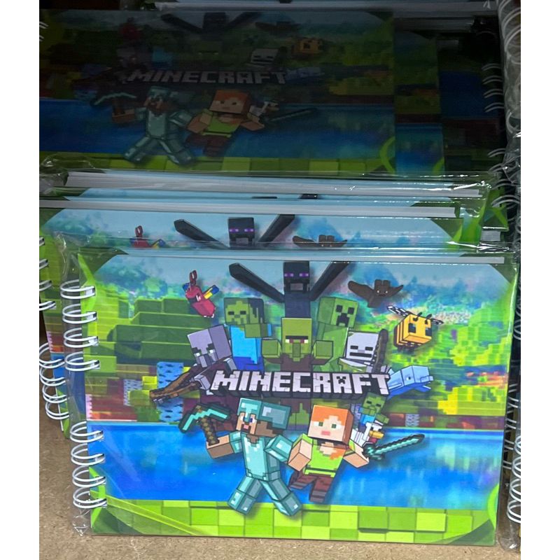 Livro de Colorir Minecraft Estilo Bobbie Goods 51 Folhas 180g | Shopee ...