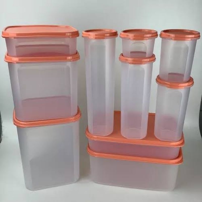 Tupperware Linha Modulares Pote Mantimentos Tamanhos Diversos | Shopee ...