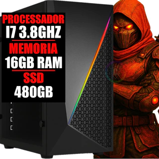 Cpu Computador Desktop Intel I7 3.8ghz / 16Gb Ram / Ssd 480GB