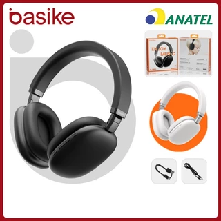 Basike Fone De Ouvido Bluetooth Estéreo Sem Fio 5.0 Hifi Dobrável Esporte Headset FON003