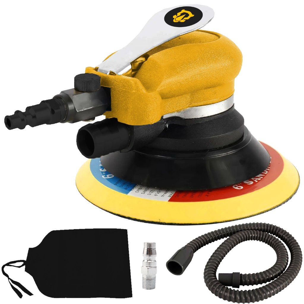 Lixadeira Pneumática Orbital 6 Rokit Roquite Hookit The Black Tools ...