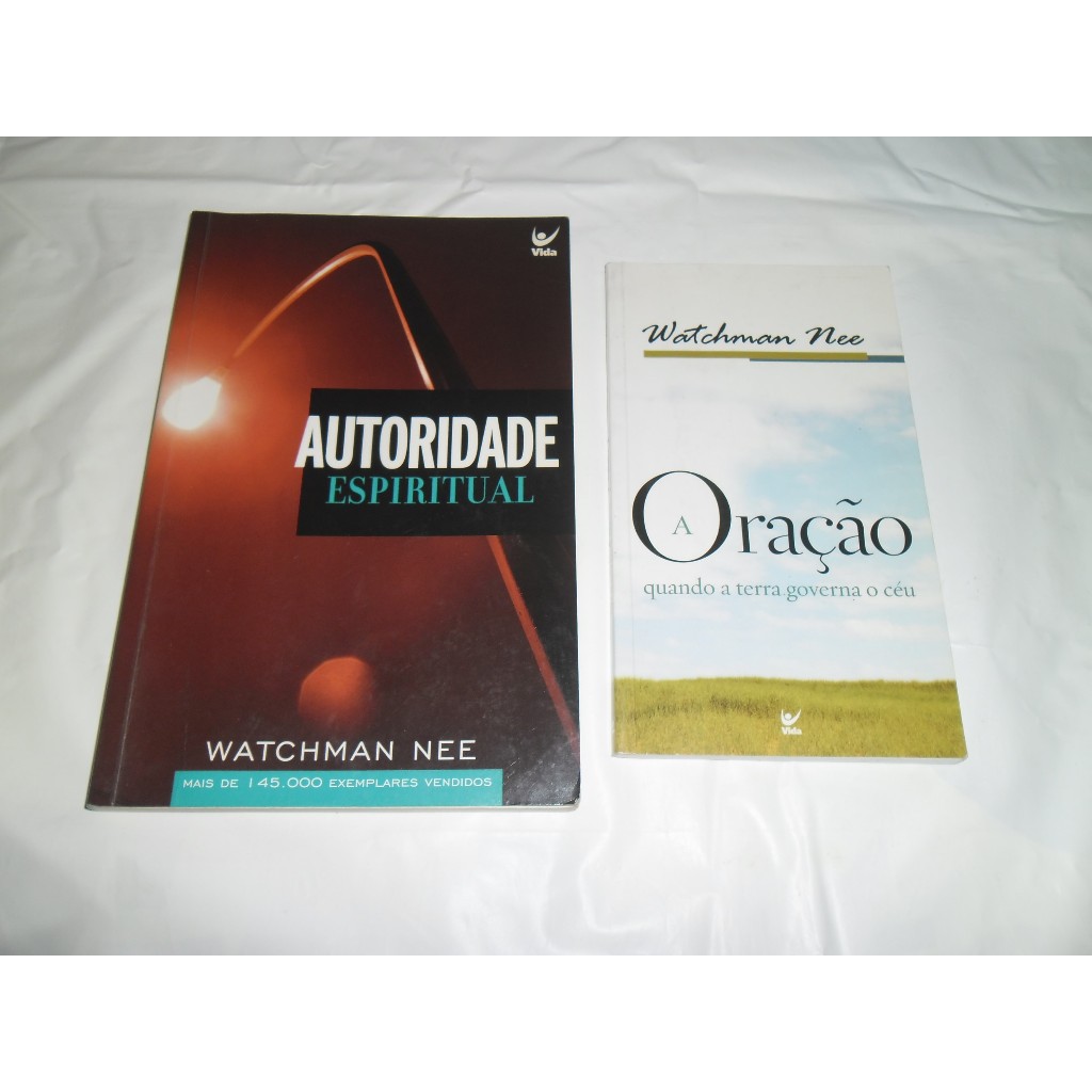 3 Autoridade Espiritual Oração - Watchman Nee | Shopee Brasil