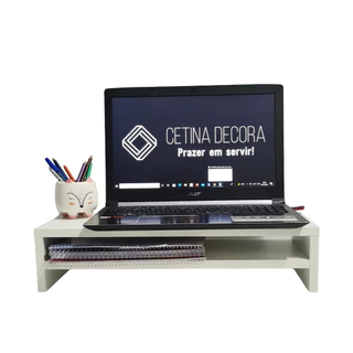 Base De Elevação 15 CM de Altura Ergonômica Para Monitor TV Notebook Ergonômico Conforto